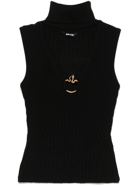 logo-plaque tank top