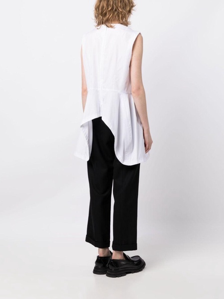 handkerchief-hem cotton top