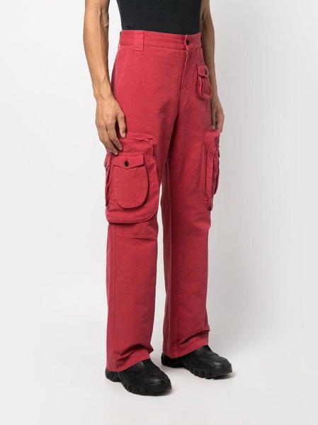 logo-patch cargo trousers