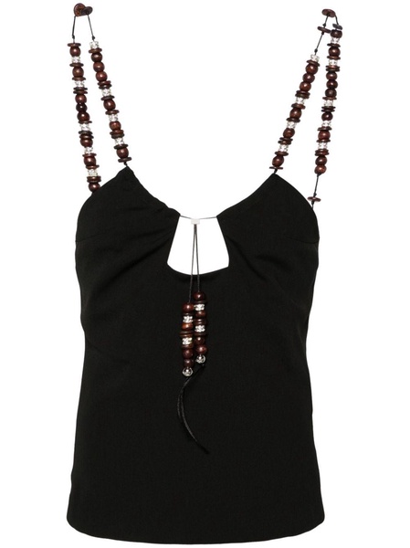 Black Solarte Embellished Top 