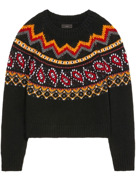 Antarctic Circle intarsia-knit jumper