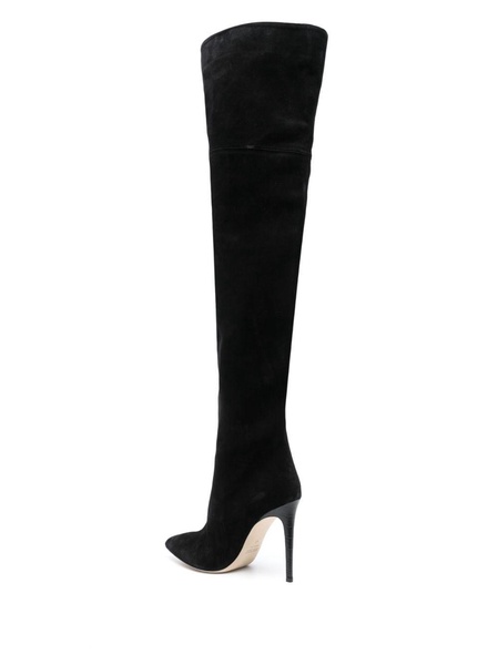 over-the-knee suede boots