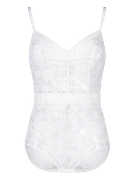 Flocon lace bodysuit 