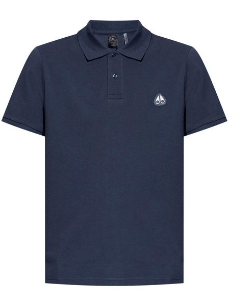 logo-appliqué polo shirt