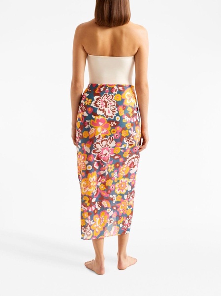 Cannelle floral-print sarong