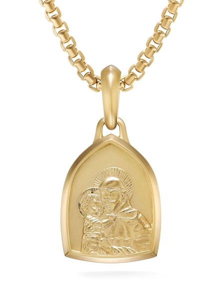 18kt yellow gold St. Anthony pendant