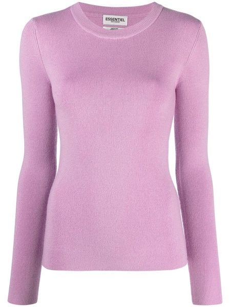 Deseo round-neck ribbed jumper