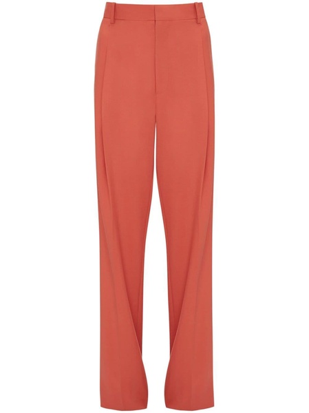 pleat-detail wide-leg trousers