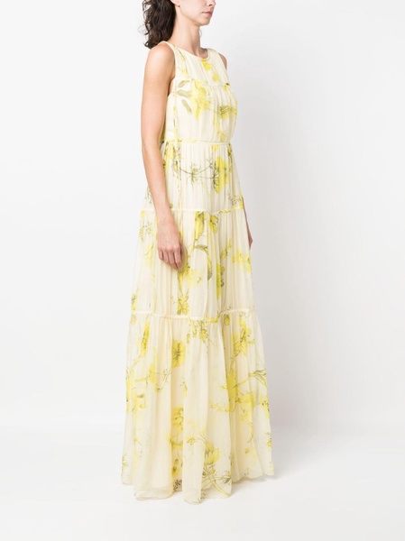 Isla floral-print maxi dress