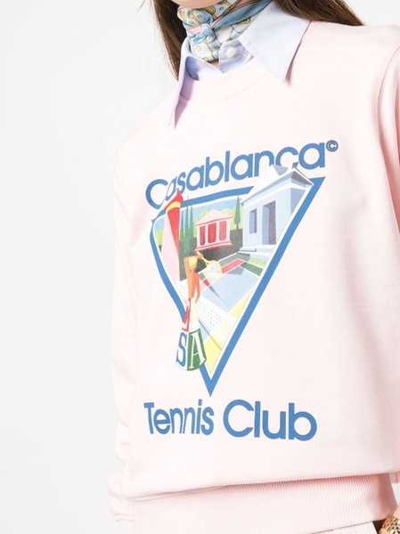 Tennis Club print sweatshirt