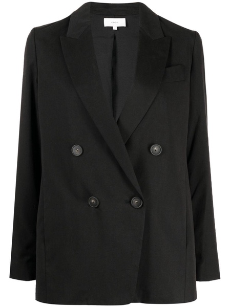 double-breasted lyocell-blend blazer