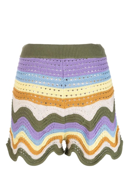 Zimmermann Openwork Drawstring Shorts