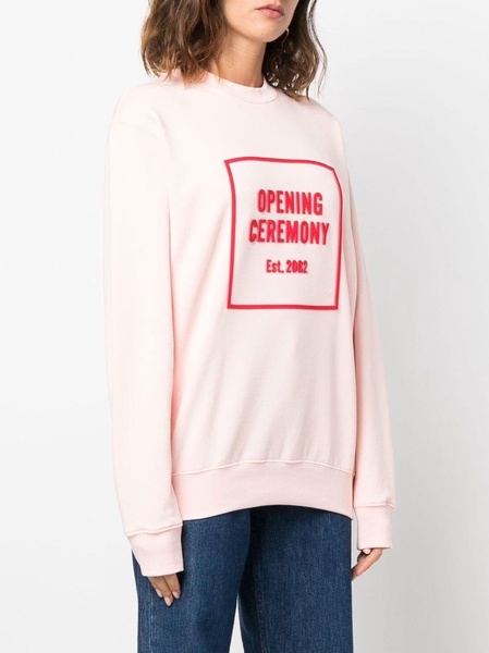 3D box logo relaxed sweatshirt