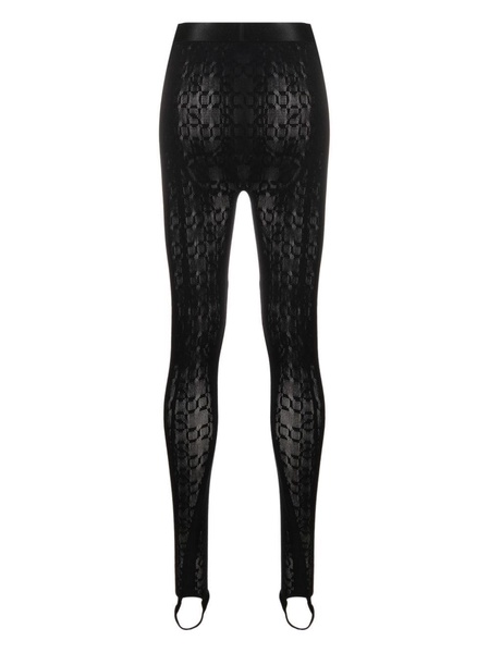 x Simkhai intricate warp-knit leggings