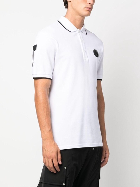 SS logo-patch cotton polo shirt