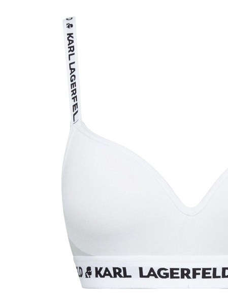 logo-underband padded bra