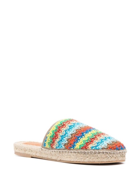 interwoven stripe-pattern slides