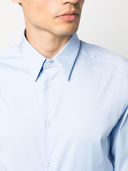 long-sleeve poplin shirt