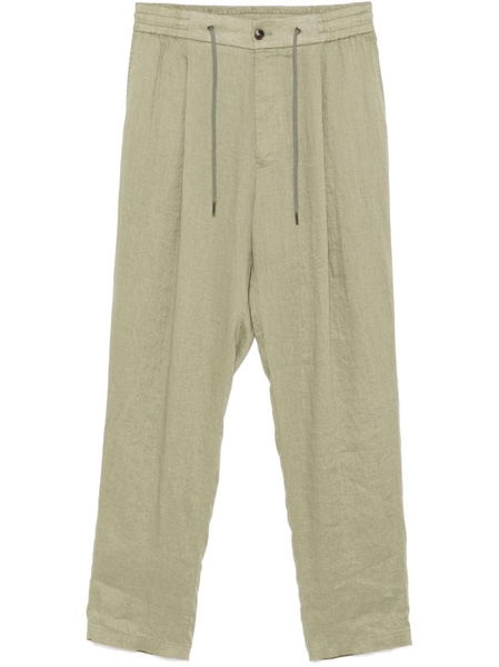 linen trousers