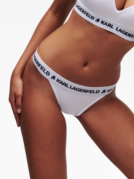 logo-waistband Brazilian briefs