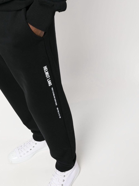 logo-print cotton track pants