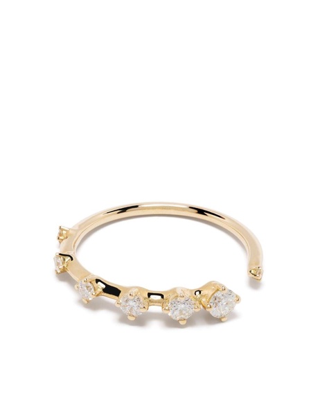 18kt yellow gold Sequence diamond ring