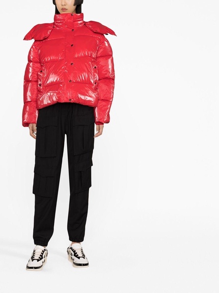 hooded puffer coat 