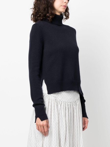 roll-neck cashmere jumper