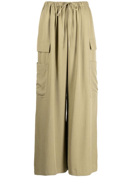 Ethan twill wide-leg trousers