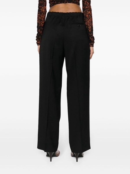 wide-leg tailored trousers