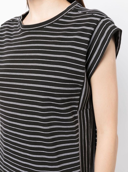 stripe-print organic-cotton dress