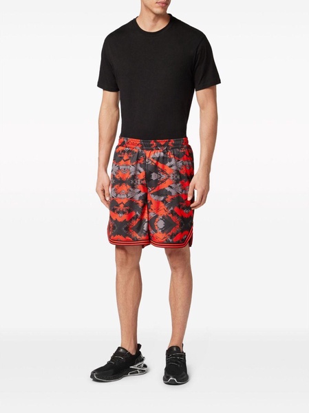 Basketball camouflage-print shorts