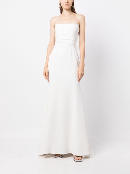 Arlo strapless flared gown