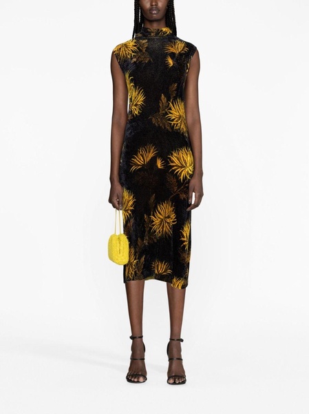 Etro Floral-Printed Sleeveless Midi Dress