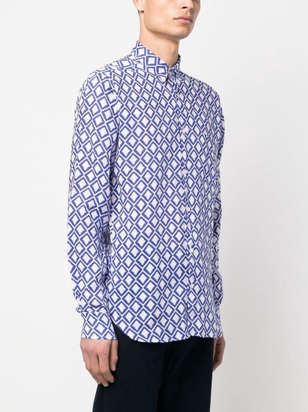 all-over graphic-print shirt