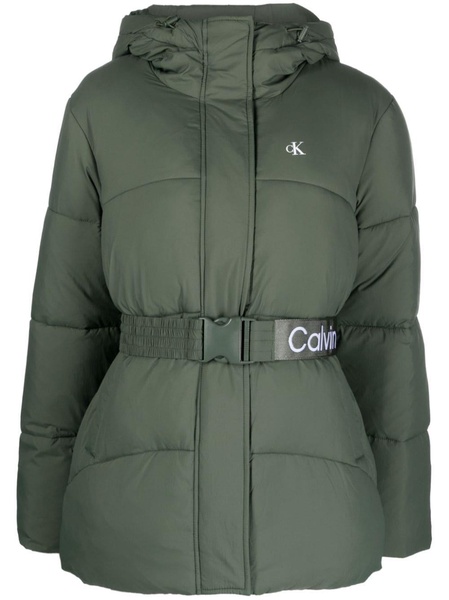 hooded puffer jacket