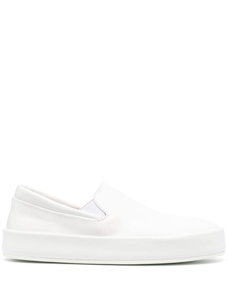 slip-on leather sneakers