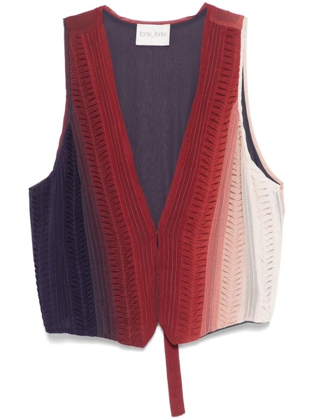 gradient-effect vest