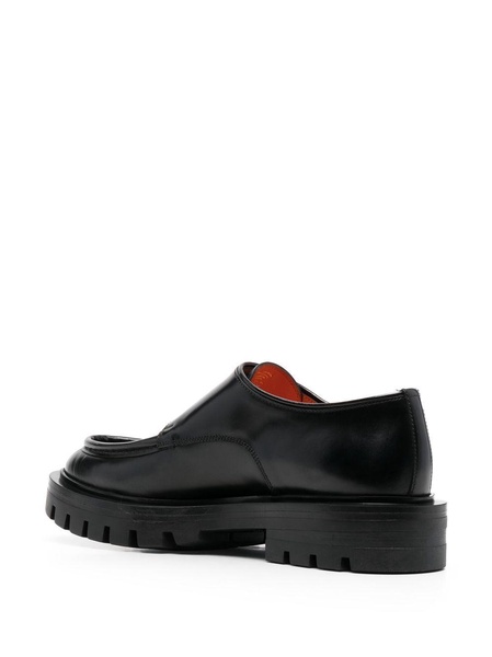 side buckle-fastening detail loafers