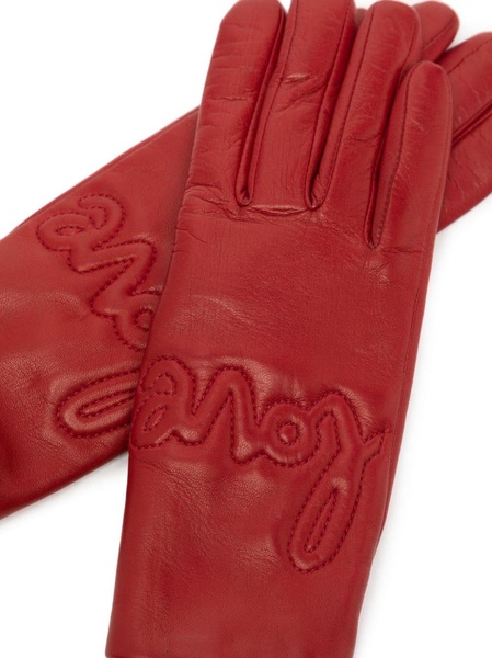 decorative-stitching leather gloves