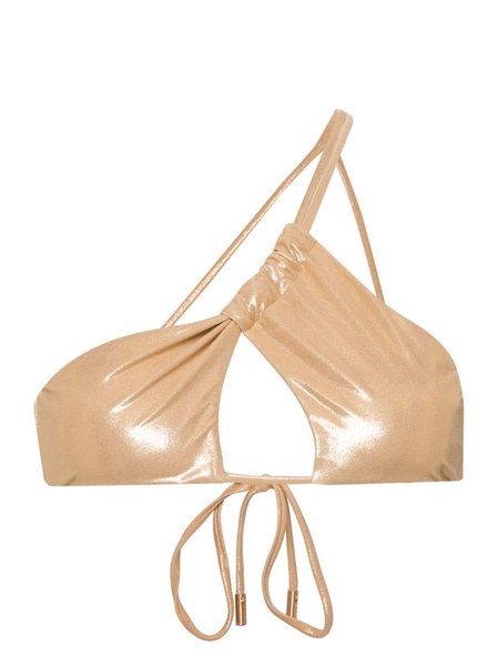 Vallie metallic bikini top