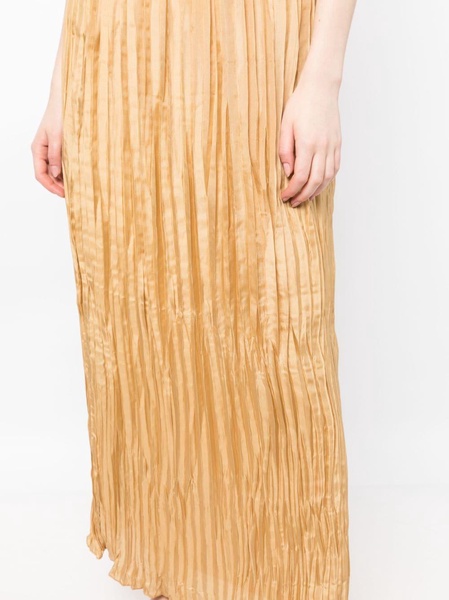 Elisas plissé-effect maxi skirt