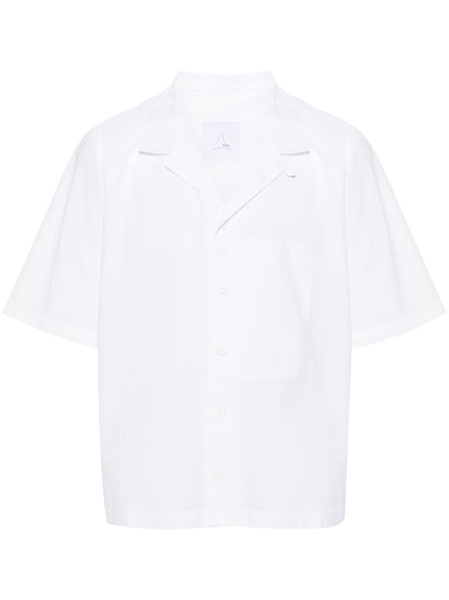 camp-collar short-sleeve shirt