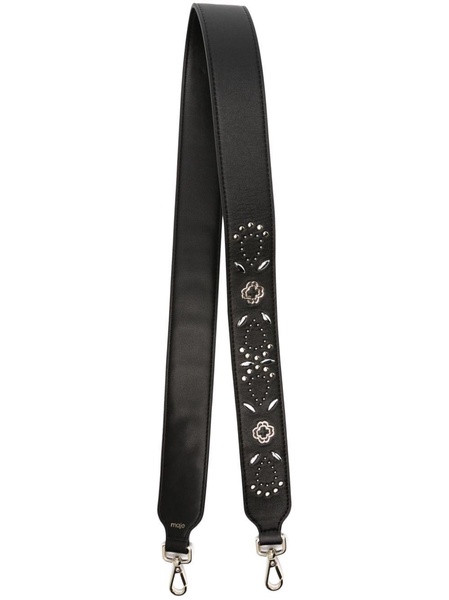 studded leather shoulder strap