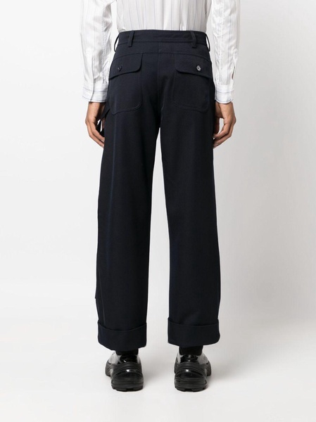 workwear straight-leg trousers