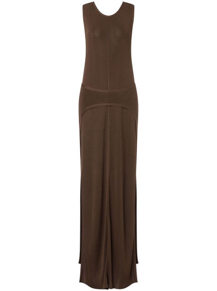 layered racerback maxi dress 