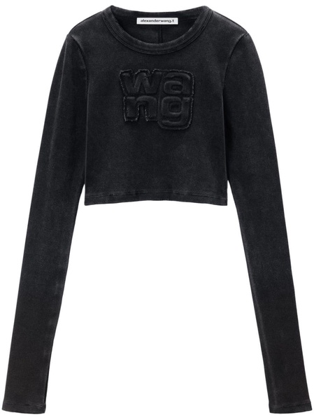 logo-appliqué long-sleeve T-shirt