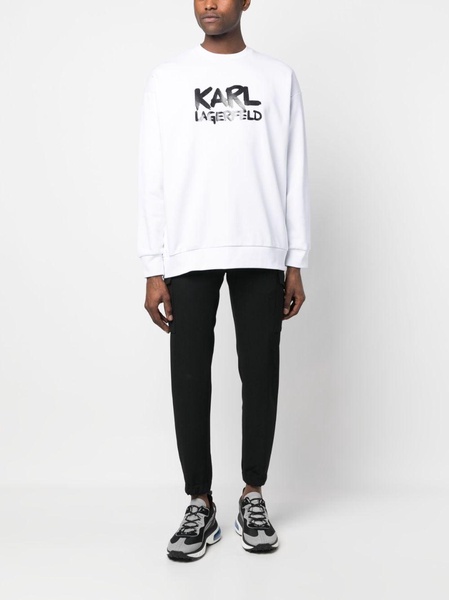 logo-stamp long-sleeve sweatshirt 