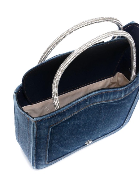 Ivy denim tote bag