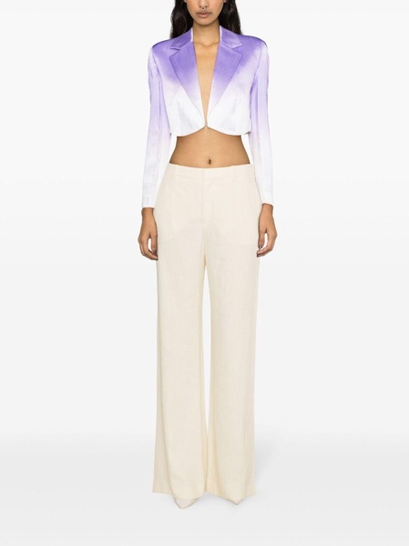 ombré-effect cropped blazer